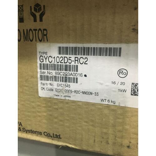 Servo motor GYC102D5-RC3 , new with box , 12 months warranty , fastly shipping