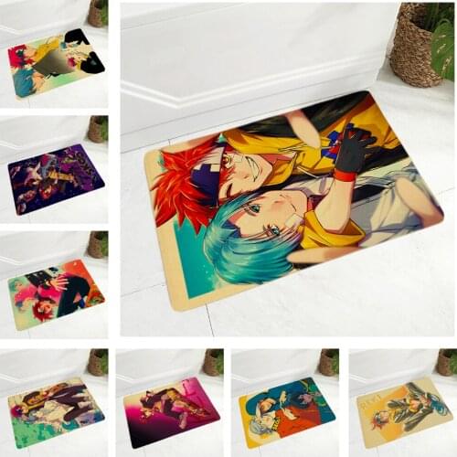 SK8 the Infinity Doormat Non-Slip Soft Flannel Carpet Decor Cartoon Anime Art Printed Floor Door Mat 40X60CM Rug