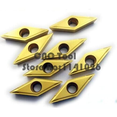 Free Shipping carbide inserts VCMT160404 Suitable for SVJCR Series Turning Facing External Lathe Tool