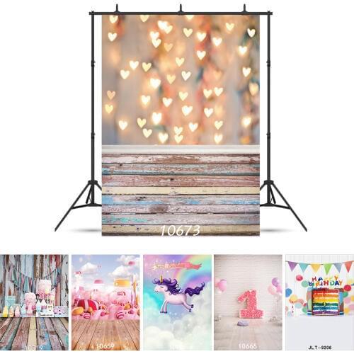 Heart Photography Backgrounds Children Baby Birthday Party Valentines Day Vinyl Cloth Backdrops For Photo Studio Photo Shootings