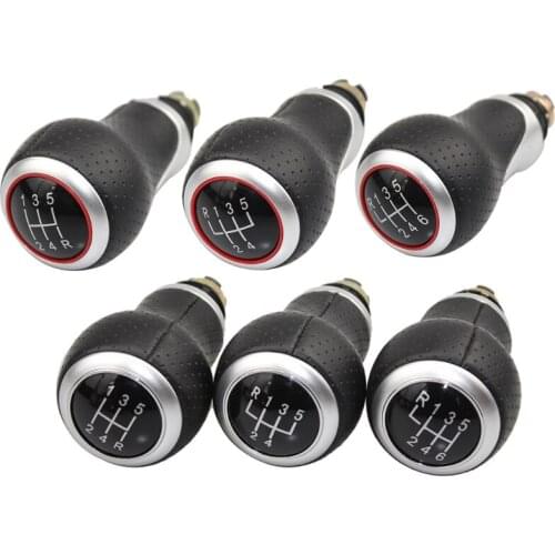12mm 5/6 Speed Gear Shift Knob Lever Stick For A4 B6 B7 B8 A6 S4 8K Ibiza 6J Seat Leon Mk1 Golf W91F