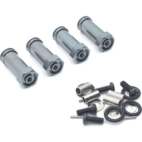 12mm Aluminum Wheel Hex Adapters Long 30mm Extension RC Car Conversion Parts for 1/12 Wltoys 12428 12423