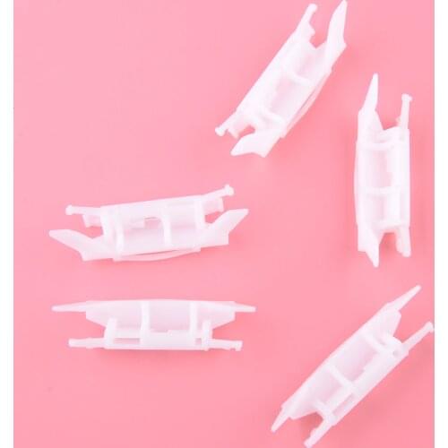 5pcs Car Roof Drip Trim Moulding Holder Clip Plastic White Fit For Honda Accord Civic Acura TL TSX 91572SDAA01 91572-SDA-A01