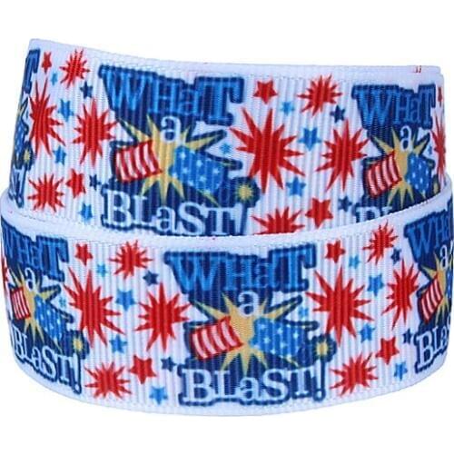 50yards/lot)FLORA Ribbons wholesale patriotism ribbons