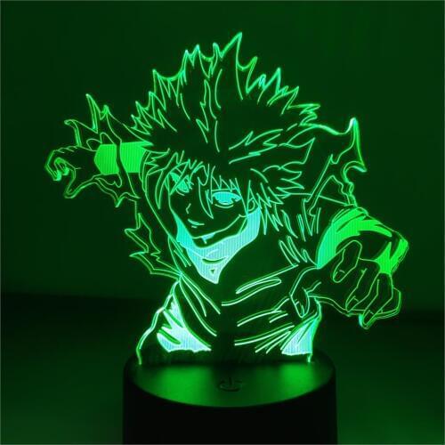 Anime Hunter X Hunter 3D Night Light Killua Figure LED Nightlight for Children Kids Bedroom Bedside Lamp 3d Table Light Toys