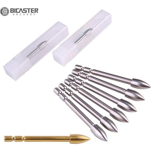 Bicaster Tungsten steel Glue-in Archery Hunting Bullet Arrow Point 120 grains for X10 and other 3.2mm Shaft