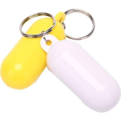 Kayak Floating Keyring Fender Buoyant Key Ring Marine Sailing Boat Float Canal Keychain Yellow/White Color