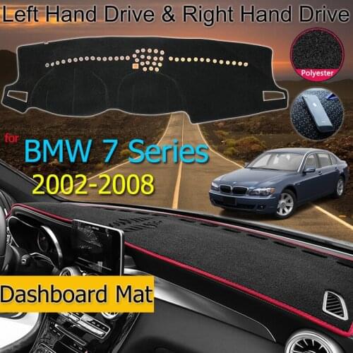 For BMW 7 Series E65 2002~2008 Anti-Slip Anti-UV Mat Dashboard Cover Pad Dashmat Protect Carpet Accessories 730i 740i 750i