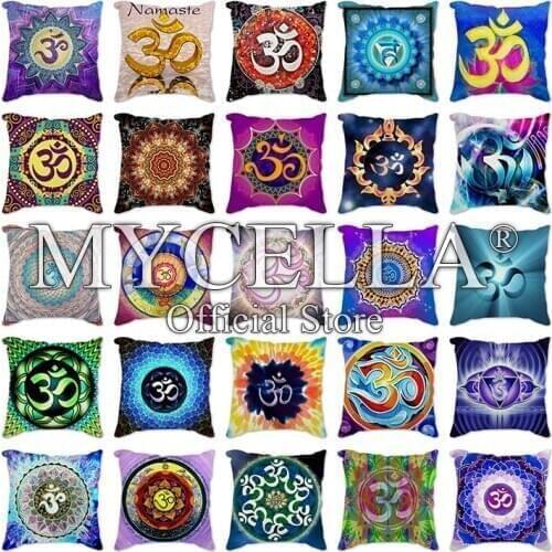 Mandala Art Print cushion cover cojines cushion cushions home decorative throw pillows chair para sofa pillow cover Pillowcase