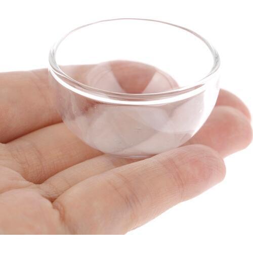1:12 Miniature Glass Fruit Bowl Salad Bowl Dollhouse Kitchen Accessories DIY Toys for Baby