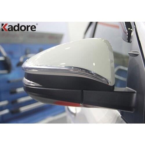 Side Door Rearview Mirror Strip Cover Trim For Toyota RAV4 RAV 4 2013 2014 2015 2016 2017 2018 ABS Chrome Car Styling 2pcs