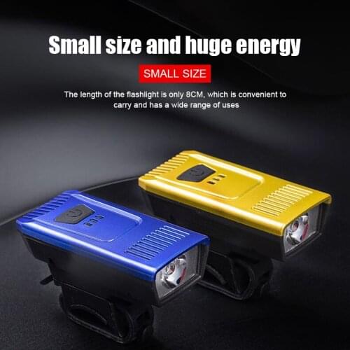 Bike Headlight Bicycle Front Light USB Rechargeable Waterproof Power display Highlight LED Lamp Cycle FlashLight