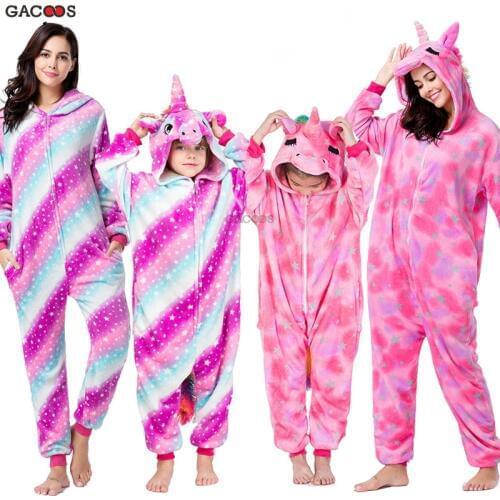 Kigurumi Pajamas Unicorn For Adult Animal Children Pajamas Sleepers Baby Girls Pyjamas Kids Pijamas Unicornio Onesie Sleepwear