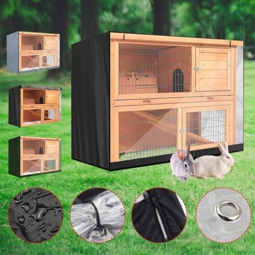 Rabbit Cage Dust Cover Rabbit House Waterproof Dustproof Double-layer Oxford Cloth For BB-48-DDU BB-48-DDL BB-48-DDL-TR type