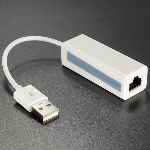 USB2.0 Male to RJ45 Ethernet Lan Network Adapter Dongle 10/100 Mbps for Notebook