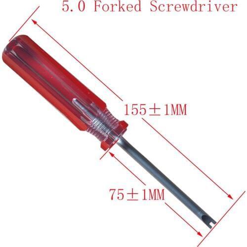 High Quality 6.0MM Forked Screwdriver Chrome-Vanadium Steel Aluminium Magnetic Tools 1440pcs/lot