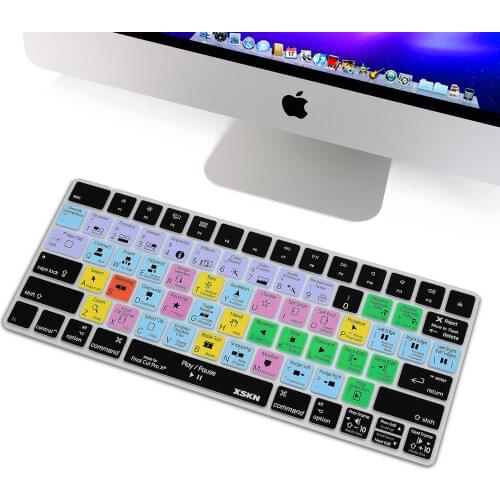 XSKN for Apple Magic Keyboard Final Cut Pro X 10 Shortcut Keyboard Cover, Durable FCP Keyboard Skin for Magic Keyboard MLA22LL/A