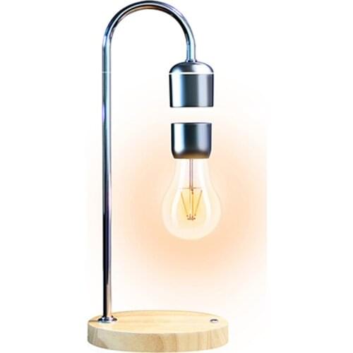 Magnetic Levitation LED Lamp Wireless Charging Balance Night Light Induction Desk Bulb For Home Decoration Floating LED Bulb