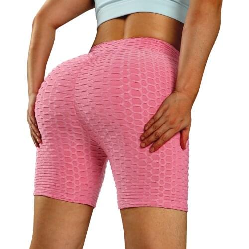 Women Seamless Sport Yoga Shorts High Waist Push Up Gym Fitness Tummy Control Workout Leggings Female Sportswear