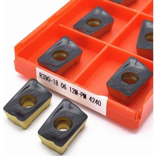 10PCS R390 180608/12 PM 4240 internal turning tool metal turning tool lathe cutting tool carbide lathe tool