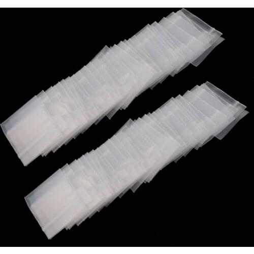 100pcs 1.4"x 1.8" 4mil Clear Zip Bag Bag Plastic Baggies Reclosable