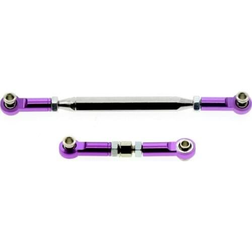 2pcs/set for MN D90 99S RC Car Metal Steering Rod Replacement Steering Pull Rods