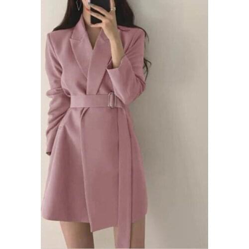 2021 spring and autumn small suit jacket female Korean version of the British style net red design suit lady top