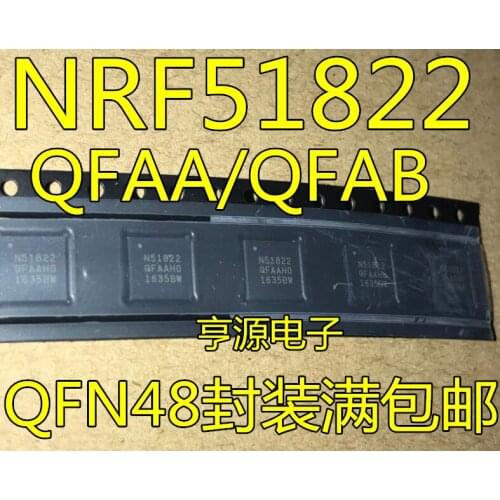 5piece) 100% NEW NRF51822-QFAA NRF51822-QFAB NRF51822-QFAC NRF51822 N51822 QFN-48 Chipset