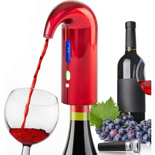 Wine Aerator Electric Wine Decanter and Wine Dispenser for Red and White Wine Accessories Automatic Wine Dispenser Spout Pourer