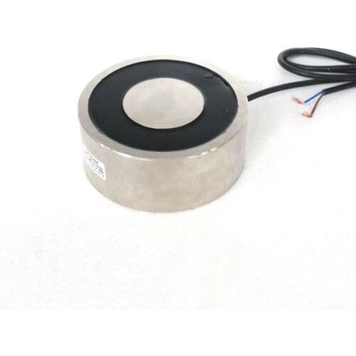 Large suction 120/40 DC 6V 24V 36V 12V Electromagnet Lifting 300KG Solenoid Sucker Holding Electric Magnet Non-standard custom