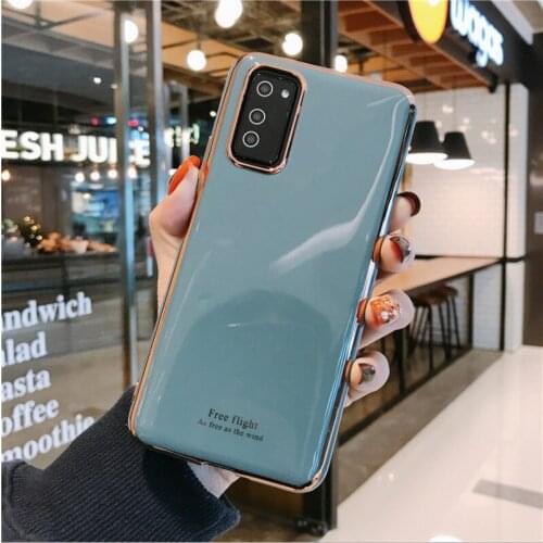 For Samsung S21 S20 S10 S9 PLUS Electroplated Phone Case For samsung note 20 10 9 8 Soft Silicone Camera Protective Back Cover