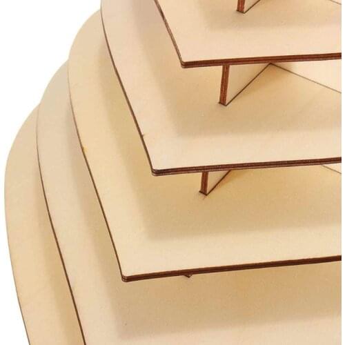 I Love You Wooden Chocolate Candy Heart Wedding Centrepiece Display Stand Holder