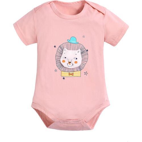 Baby Bodysuit Short Sleeve Baby Clothing Summer Cartoon Baby Jumpsuit Overall Body For Newborn Baby Girl/Boy Clothes