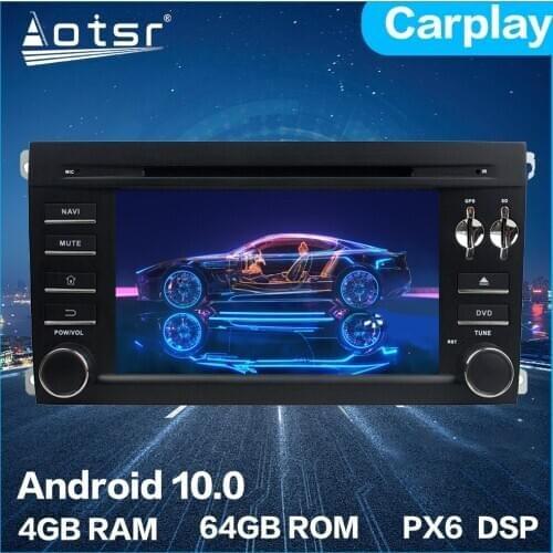 For Cayenne Android 10 Car Multimedia for Porsche 2003 -2010 DVD Player 4+64GB Auto GPS Navigation Stereo radio DSP Carplay WIFI