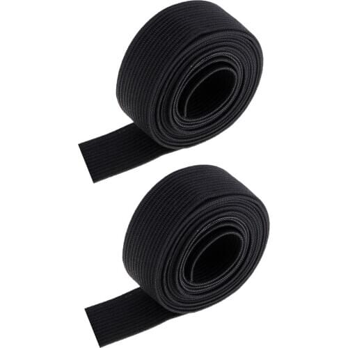 Black Elastic Spool 0.78 Inch x1.6 Yards Elastic Bands Elastic Cord Elastic Sewing Band DIY Sewing Craft Accessories
