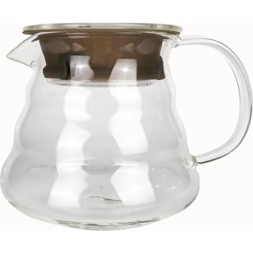 Coffee Brewer Pots Teaware Glass Kettle with filter For Tea Brewing Ice Drip Cloud Milk Heat-Resistant