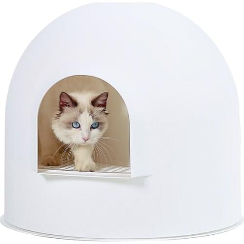 Cat Litter Box Enclosure Jumbo Large Cat Toilet Hidden Pet Supplies Cleaning Products Plastic