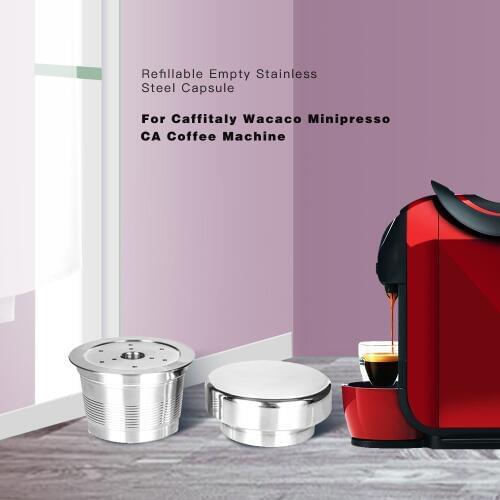 Refillable Eco-friedly Stainless Steel Cafissimo Classic Coffee Capsule Reusable Filter Caps Cup For Caffitaly &Tchibo Mahcine