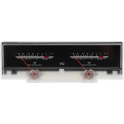 VU meter P - 78WTC - OG dual header DB amplifier level audio meter with backlight accessory suitable for DIY recording studio