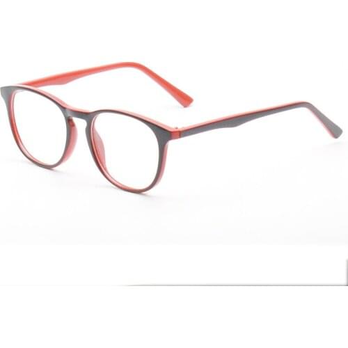 New Trend Optical Glasses Frame Fixed Hinge Curved Mirror Leg Concise Practical Oval Computer Eyewear Frame