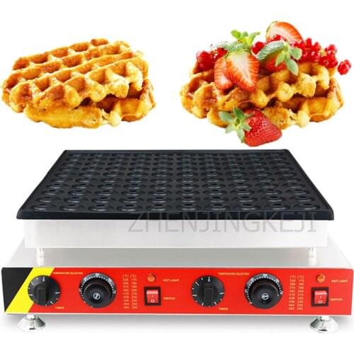 220V Muffin Cake Dorayaki Machine Commercial Electric Heating 100 Holes Food Grade Nonstick Coating Baking Snack Equipment