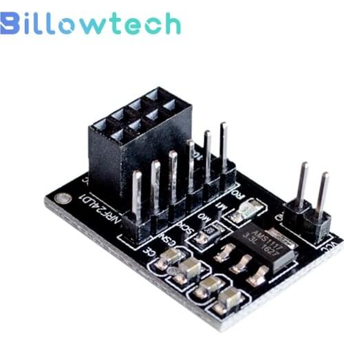 Wireless module adapter board 3.3V supporting 24L01 wireless module to use Smart car robot