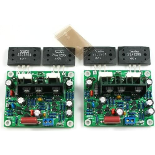 2pcs MX50 SE Amplifier Board 2SA1295 2SC3264 100W+100W ( 2 Channle AMP)