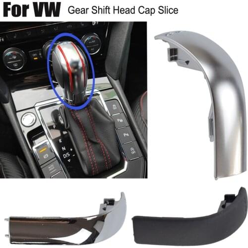 Shifter Car Boot Gear Shift Knob Head Cover Accessories Cap Trim For VW Passat B7 B8 CC R20