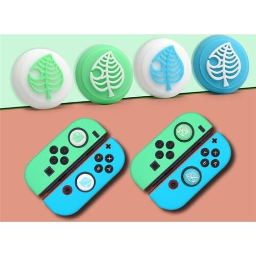 Silicone Protective Case For Nintendo Switch Animal Crossing Joy-cons Console Shell Caps Action Toy Figures