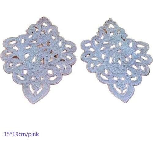 Modern lace embroidery placemat cup coaster mug kitchen Christmas dining table place mat cloth tea coffee doily dish drink pad