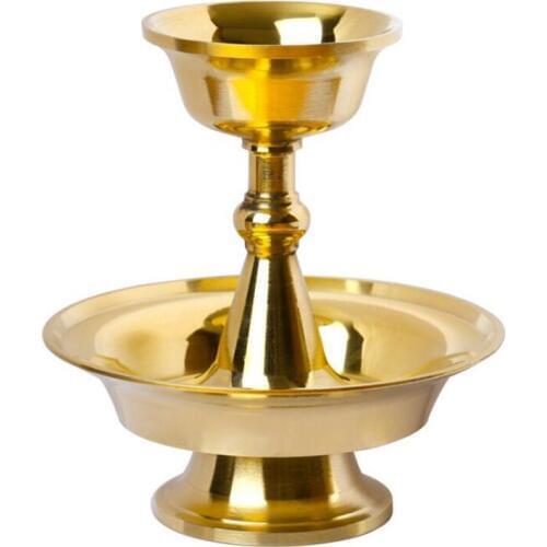 Tibetan Buddhism supplies Tantric for Buddha fine polishing for cups high thick copper care cup