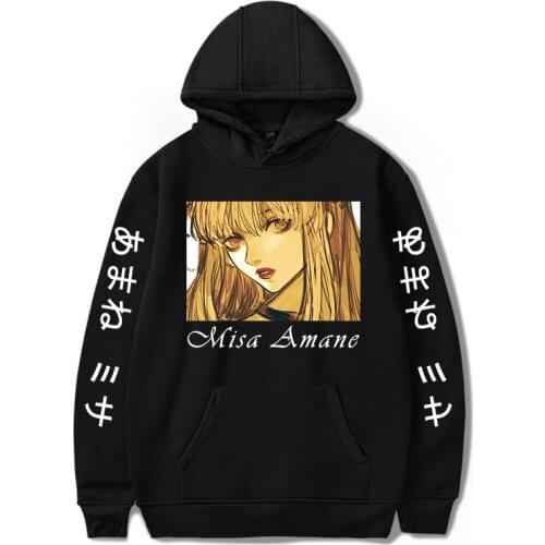 Anime Death Note Misa Amane hoodies male Imitation Leather Uniform Outfit men hoody Anime Costumes Cosplay Loose suit Tops Cool