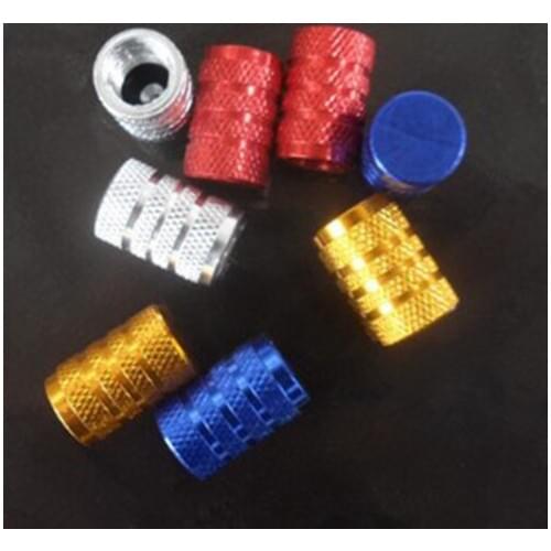 4pcs Universal Dustproof Aluminium Alloy Bicycle Cap Wheel Tire Covered Car Truck Tube Tyre Bike Accessories 5 Colors