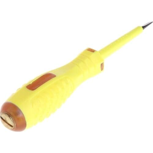 100-500V Voltage Detector Slotted Screwdriver Electric Tester Test Pen LED Light